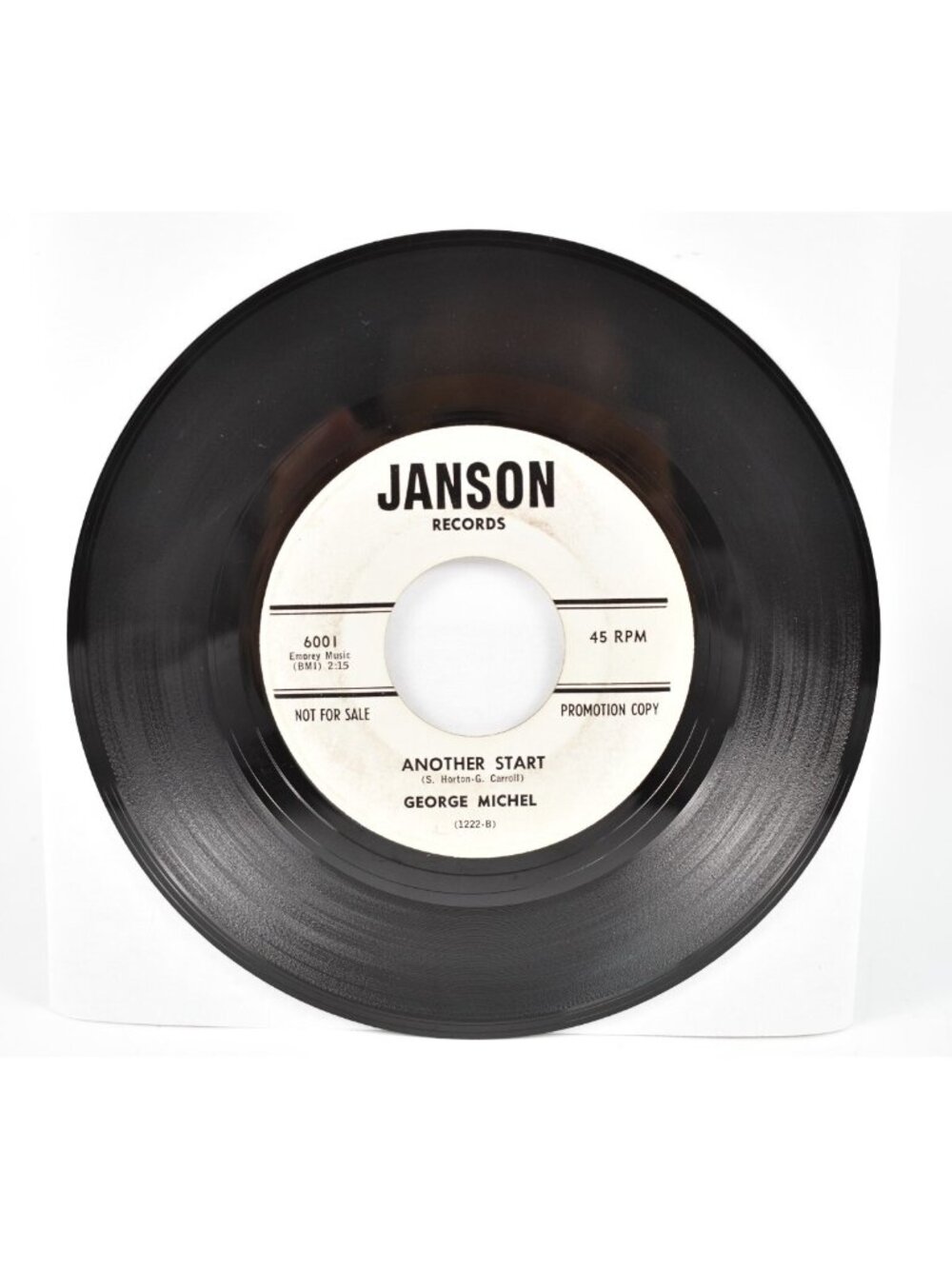 Promo George‎ Michel - Another Start / True, True Love 1962 Janson Northern Soul